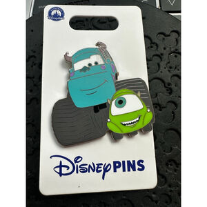 2025 Disney Parks Pixar Monsters, Inc. Cars Mike Wazowski & Sulley OE Pin